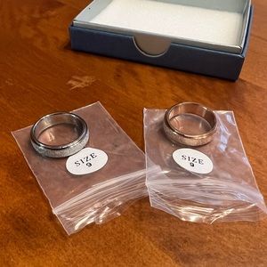 Anxiety spinner rings